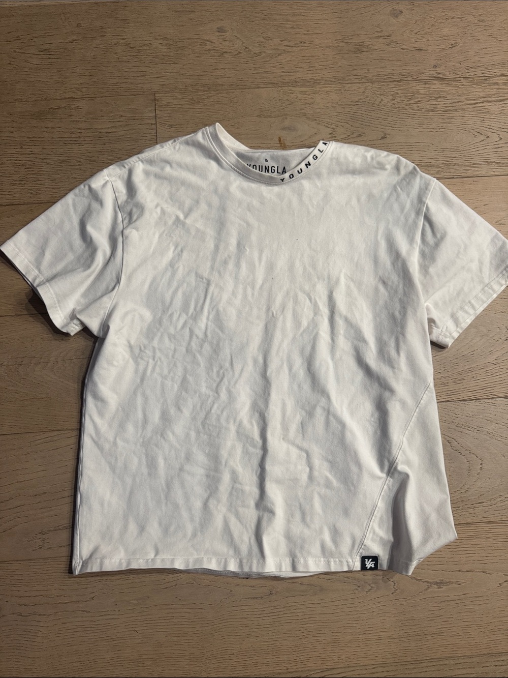 YoungLA White Short Sleeve Crew T-Shirt